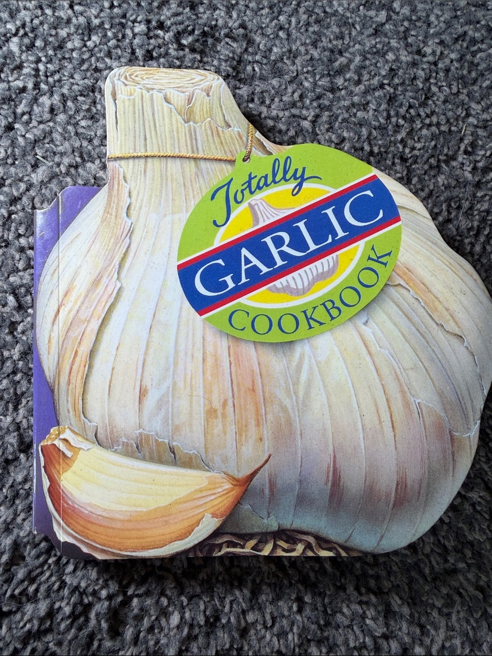 Totally Garlic Cookbook Shaped Recipe Book